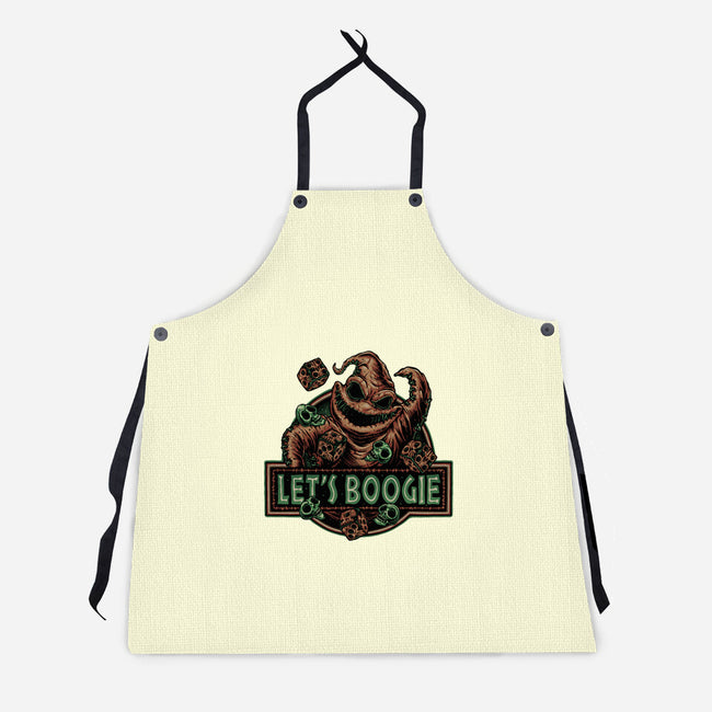 Let’s Boogie-Unisex-Kitchen-Apron-glitchygorilla