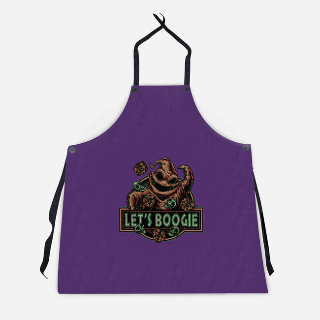 Let’s Boogie-Unisex-Kitchen-Apron-glitchygorilla