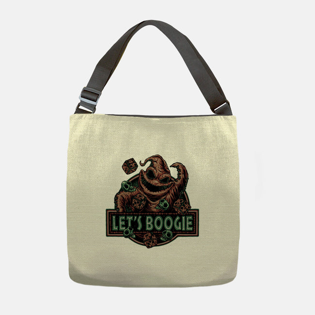 Let’s Boogie-None-Adjustable Tote-Bag-glitchygorilla