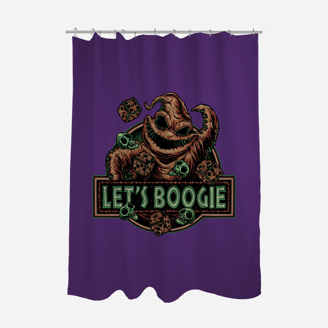 Let’s Boogie-None-Polyester-Shower Curtain-glitchygorilla