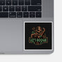 Let’s Boogie-None-Glossy-Sticker-glitchygorilla