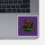Let’s Boogie-None-Glossy-Sticker-glitchygorilla