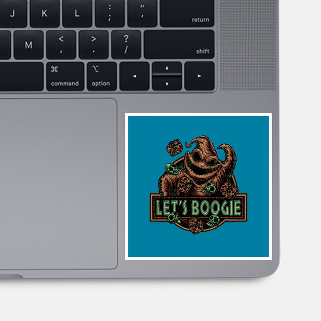 Let’s Boogie-None-Glossy-Sticker-glitchygorilla