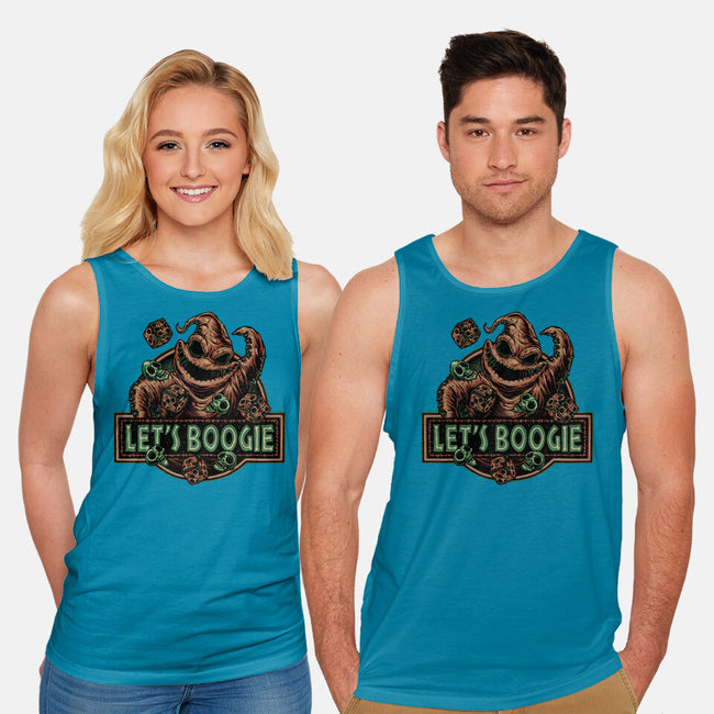 Let’s Boogie-Unisex-Basic-Tank-glitchygorilla
