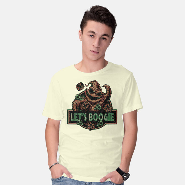 Let’s Boogie-Mens-Basic-Tee-glitchygorilla