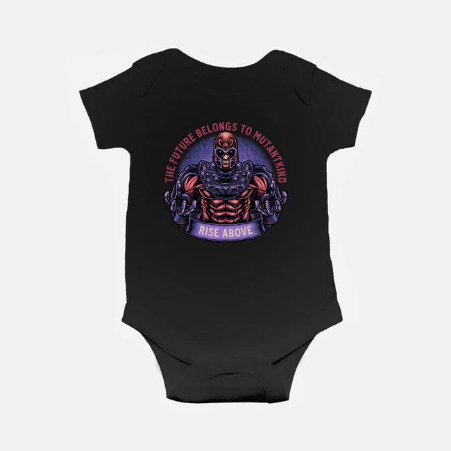 Future Of Mutantkind-Baby-Basic-Onesie-glitchygorilla
