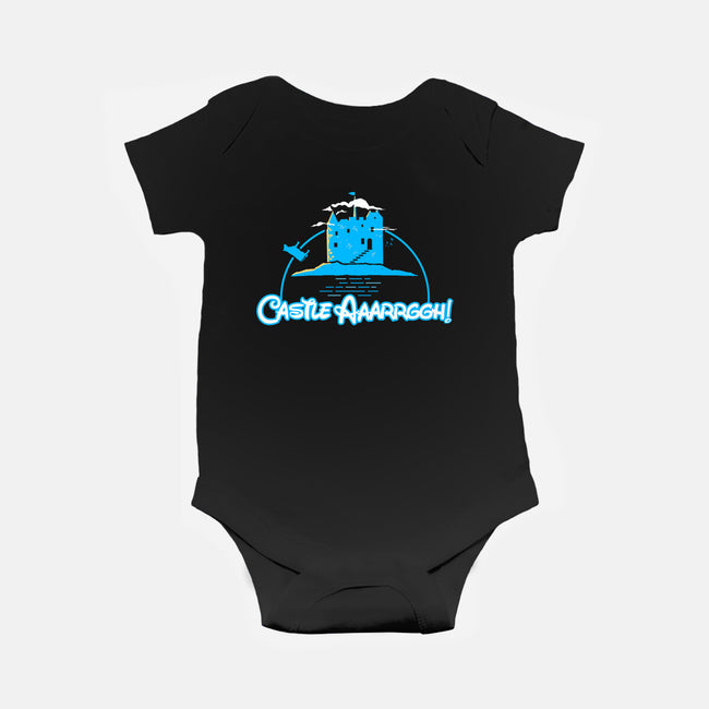 Castle Argh-Baby-Basic-Onesie-rocketman_art