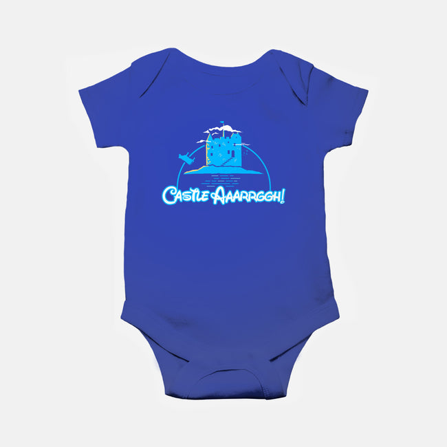 Castle Argh-Baby-Basic-Onesie-rocketman_art