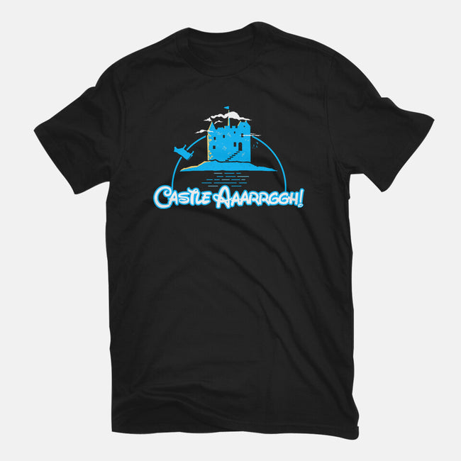 Castle Argh-Mens-Basic-Tee-rocketman_art