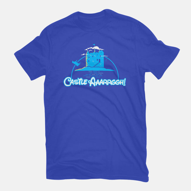 Castle Argh-Unisex-Basic-Tee-rocketman_art