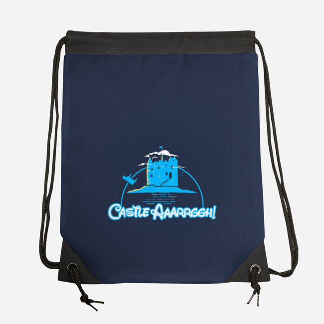 Castle Argh-None-Drawstring-Bag-rocketman_art