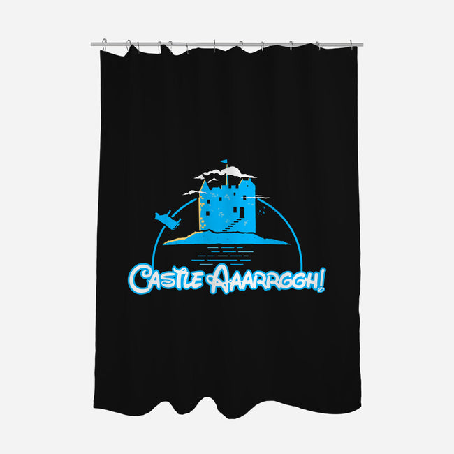 Castle Argh-None-Polyester-Shower Curtain-rocketman_art