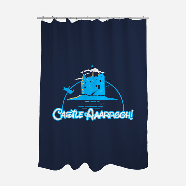 Castle Argh-None-Polyester-Shower Curtain-rocketman_art