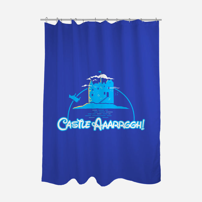 Castle Argh-None-Polyester-Shower Curtain-rocketman_art