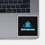Castle Argh-None-Glossy-Sticker-rocketman_art