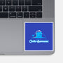 Castle Argh-None-Glossy-Sticker-rocketman_art