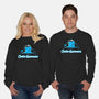 Castle Argh-Unisex-Crew Neck-Sweatshirt-rocketman_art