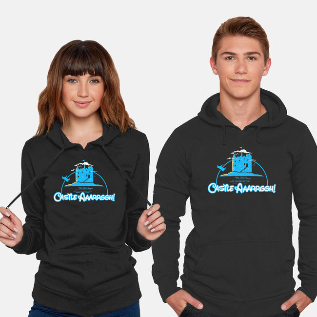 Castle Argh-Unisex-Pullover-Sweatshirt-rocketman_art