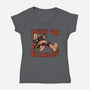 Keep On Crawlin-Womens-V-Neck-Tee-Studio Mootant