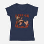 Keep On Crawlin-Womens-V-Neck-Tee-Studio Mootant
