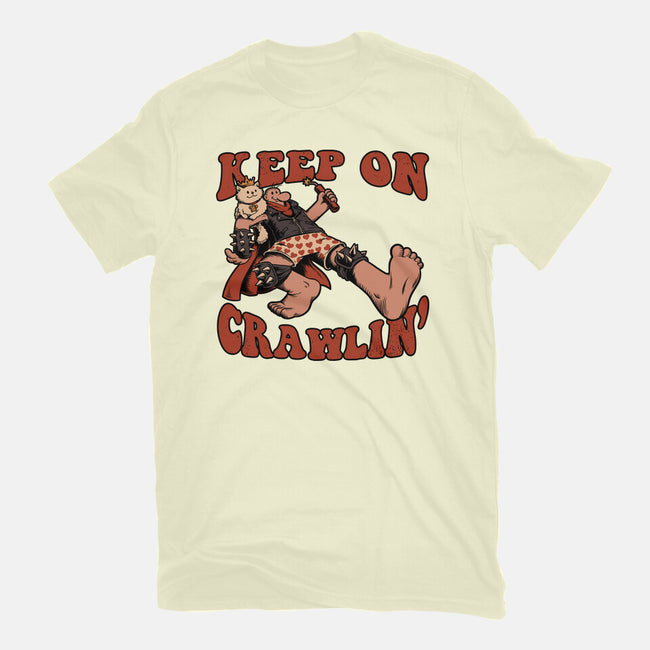 Keep On Crawlin-Mens-Basic-Tee-Studio Mootant