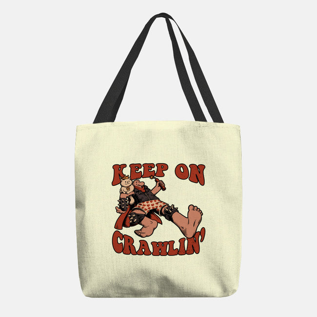 Keep On Crawlin-None-Basic Tote-Bag-Studio Mootant