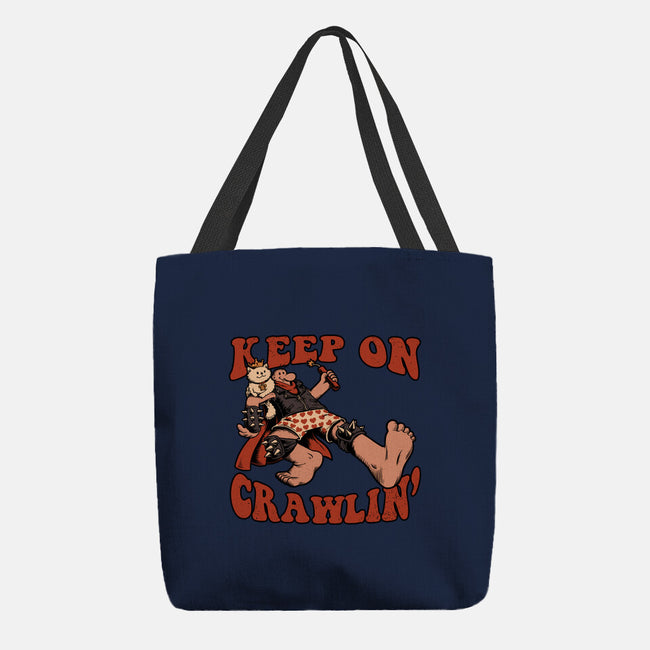 Keep On Crawlin-None-Basic Tote-Bag-Studio Mootant