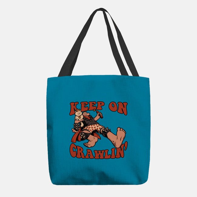 Keep On Crawlin-None-Basic Tote-Bag-Studio Mootant