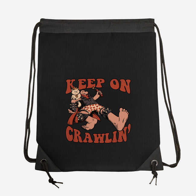 Keep On Crawlin-None-Drawstring-Bag-Studio Mootant