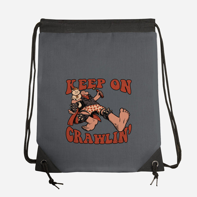 Keep On Crawlin-None-Drawstring-Bag-Studio Mootant