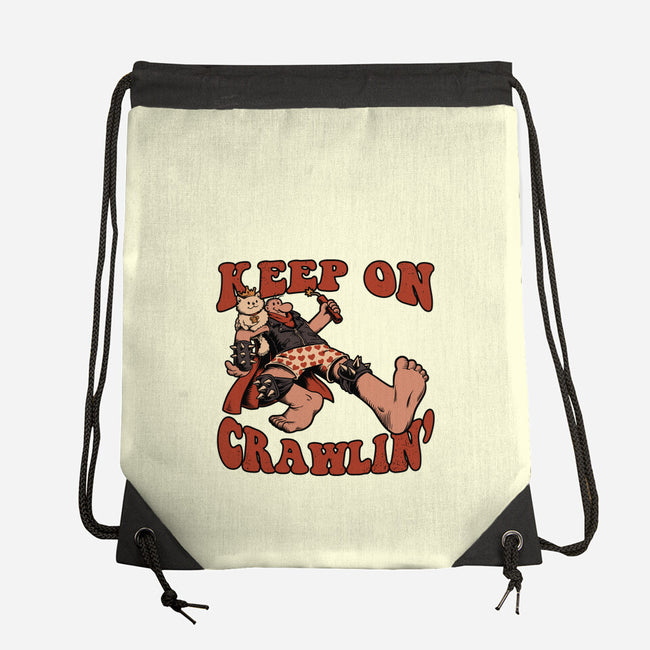 Keep On Crawlin-None-Drawstring-Bag-Studio Mootant