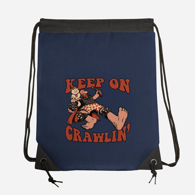 Keep On Crawlin-None-Drawstring-Bag-Studio Mootant