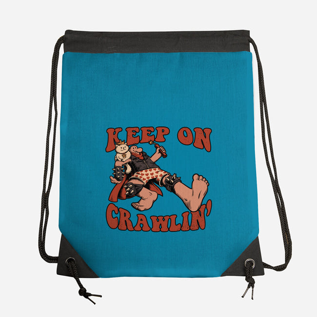 Keep On Crawlin-None-Drawstring-Bag-Studio Mootant