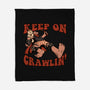 Keep On Crawlin-None-Fleece-Blanket-Studio Mootant