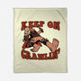 Keep On Crawlin-None-Fleece-Blanket-Studio Mootant