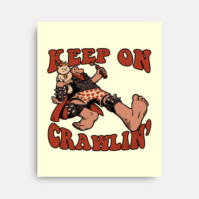 Keep On Crawlin-None-Stretched-Canvas-Studio Mootant