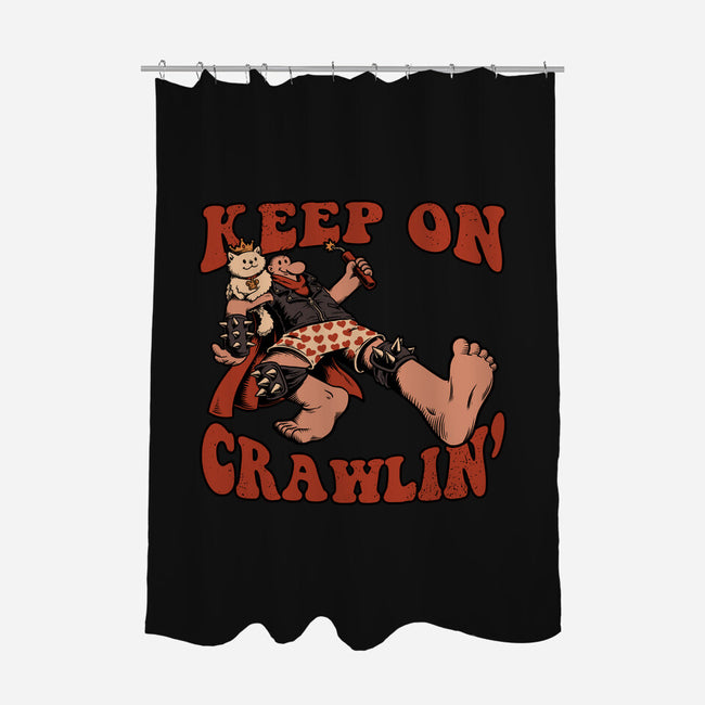Keep On Crawlin-None-Polyester-Shower Curtain-Studio Mootant