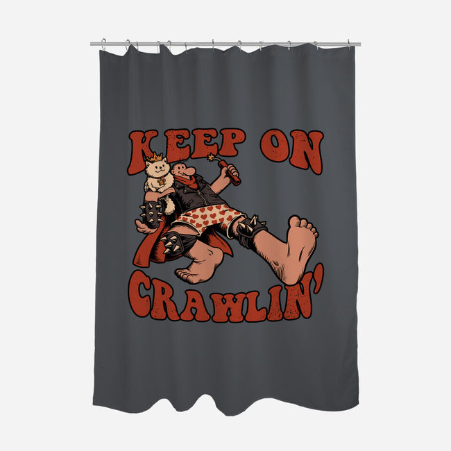 Keep On Crawlin-None-Polyester-Shower Curtain-Studio Mootant
