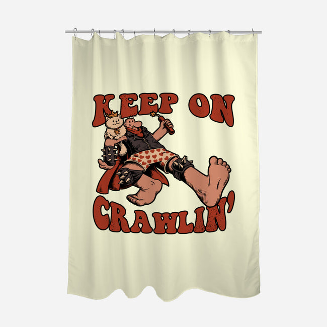Keep On Crawlin-None-Polyester-Shower Curtain-Studio Mootant