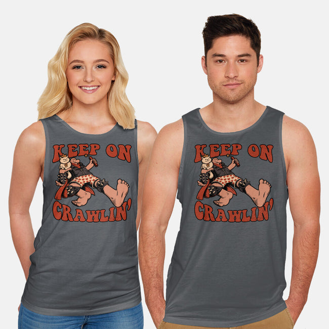 Keep On Crawlin-Unisex-Basic-Tank-Studio Mootant