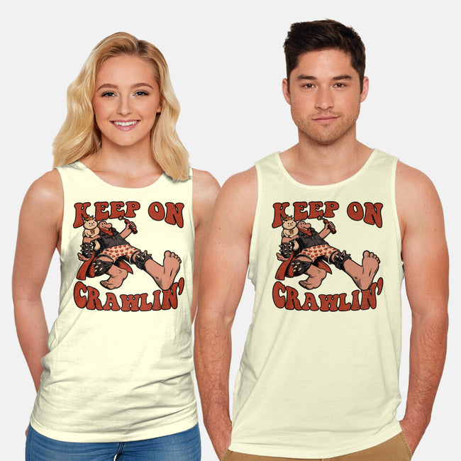 Keep On Crawlin-Unisex-Basic-Tank-Studio Mootant
