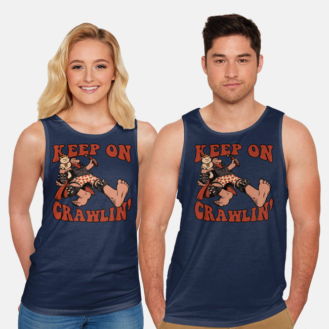 Keep On Crawlin-Unisex-Basic-Tank-Studio Mootant