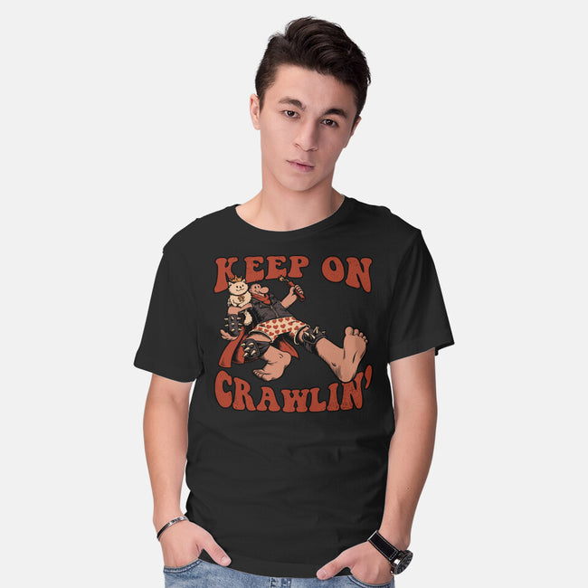 Keep On Crawlin-Mens-Basic-Tee-Studio Mootant