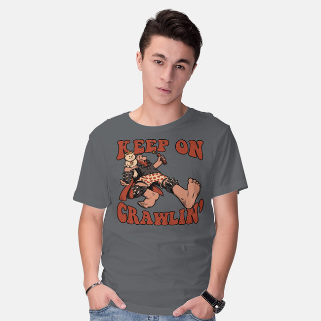 Keep On Crawlin-Mens-Basic-Tee-Studio Mootant
