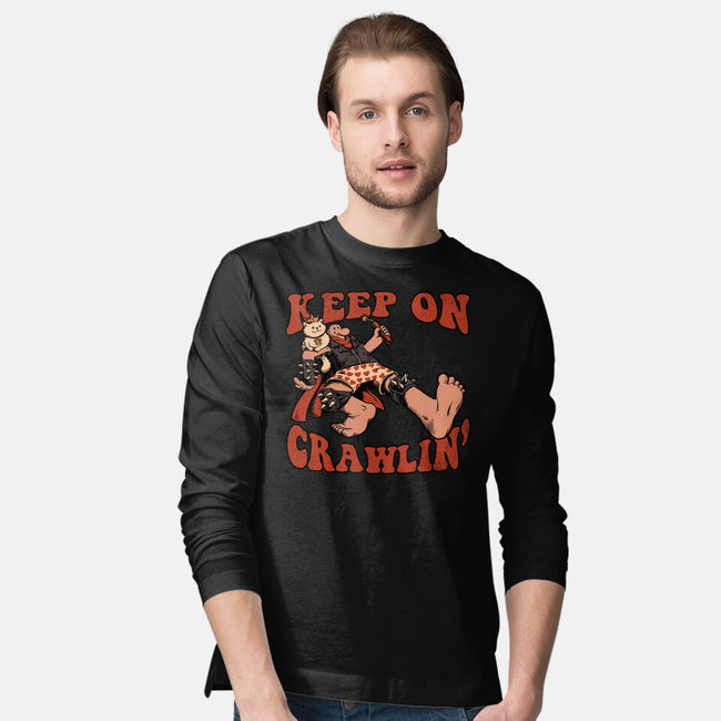 Keep On Crawlin-Mens-Long Sleeved-Tee-Studio Mootant