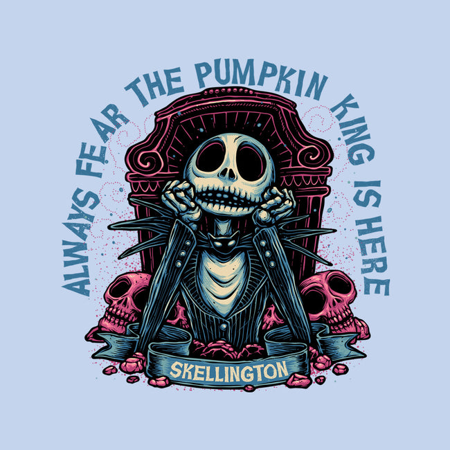 The Pumpkin King Is Here-Unisex-Kitchen-Apron-glitchygorilla