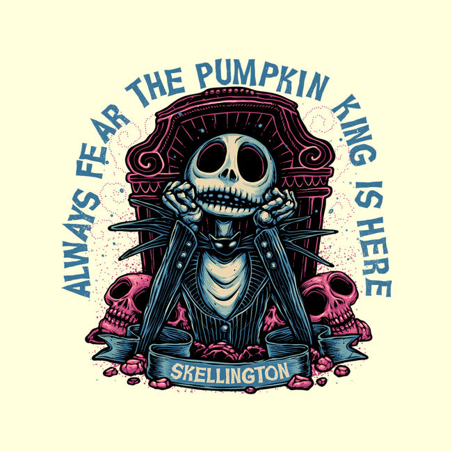 The Pumpkin King Is Here-Mens-Premium-Tee-glitchygorilla