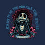 The Pumpkin King Is Here-None-Drawstring-Bag-glitchygorilla