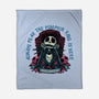 The Pumpkin King Is Here-None-Fleece-Blanket-glitchygorilla