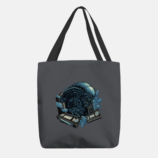 Television Burster-None-Basic Tote-Bag-glitchygorilla